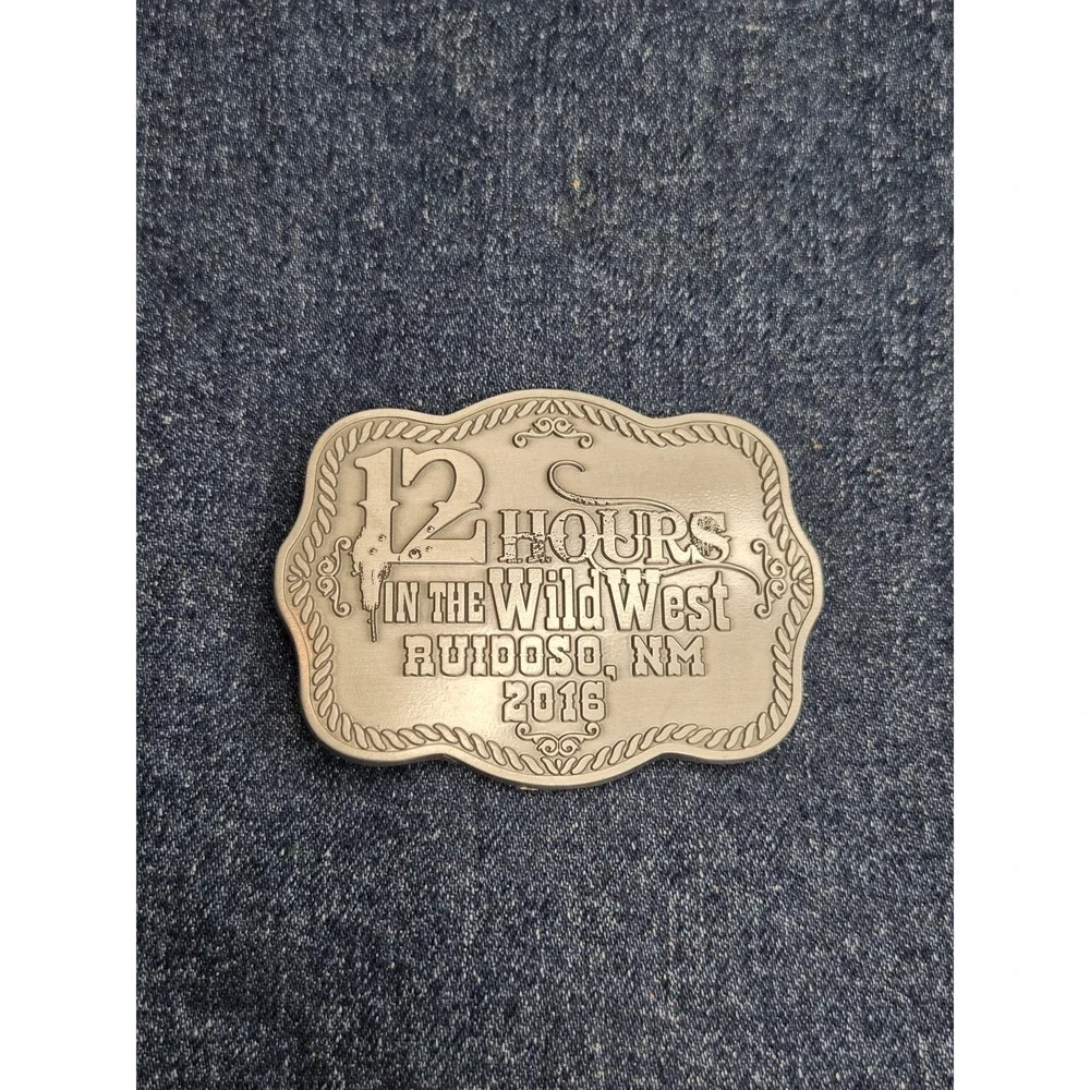 12 Hours Wild West Endurance Biking Award Belt Buckle 2016